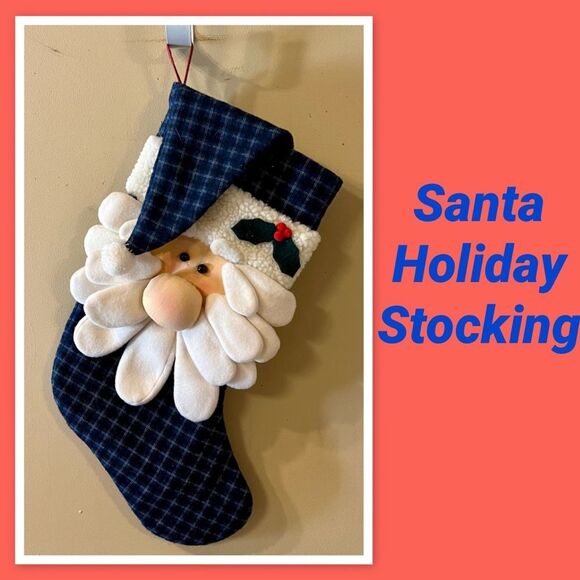 Santa Holiday Stocking - Picture 1 of 1